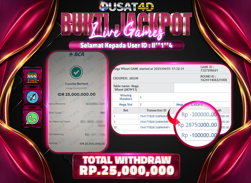 BUKTI KEMENANGAN-Recoverelive gamesd