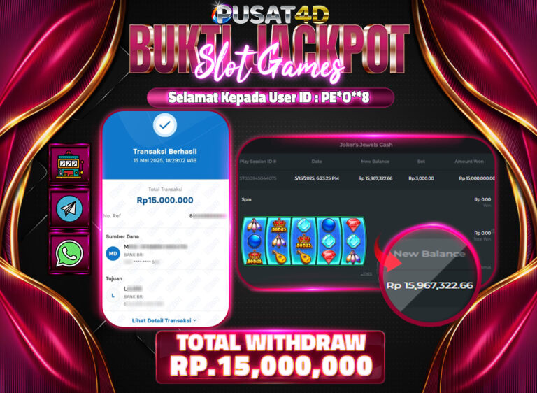 BUKTI 15jt jewelKEMENANGAN