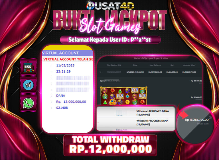 BUKTI KEMENANGAN 12 juta 11