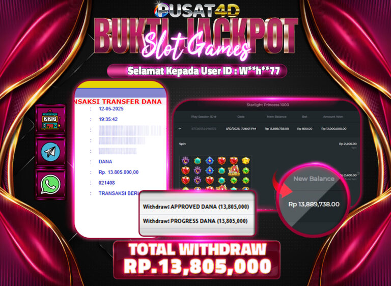 BUKTI KEMENANGAN 13 JUTA 12