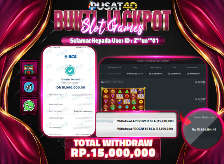 BUKTI KEMENANGAN 15 juta 15