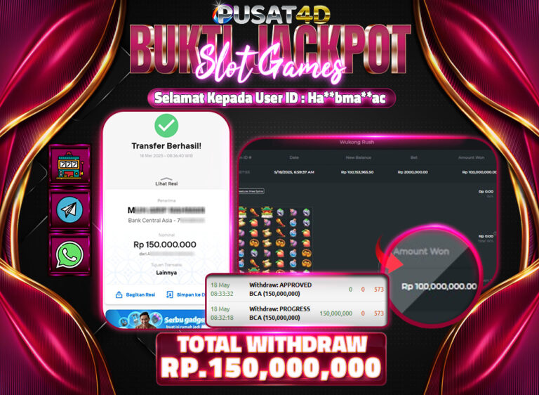 BUKTI KEMENANGAN 150jt