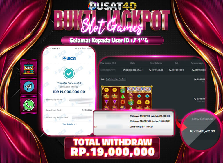 BUKTI KEMENANGAN 19 juta 28