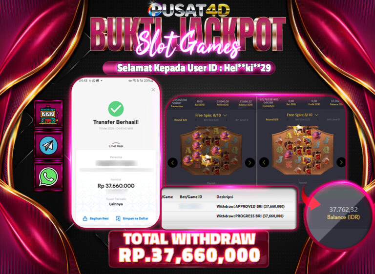 BUKTI KEMENANGAN 37 juta 15