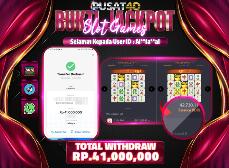 BUKTI KEMENANGAN 41 juta 08