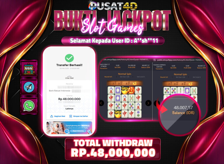 BUKTI KEMENANGAN 48 juta 08
