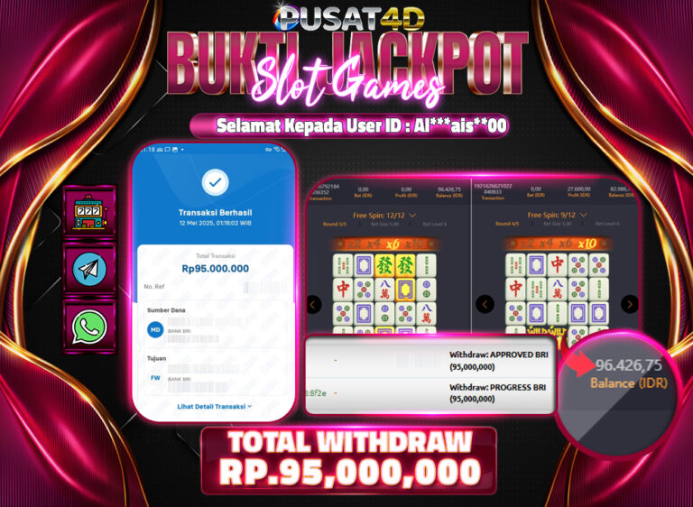 BUKTI KEMENANGAN 95 juta 12