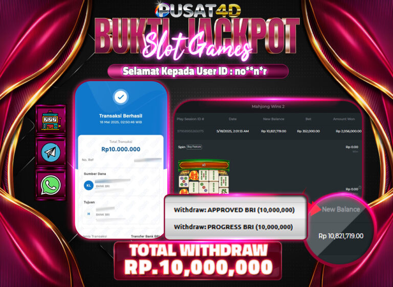 BUKTI KEMENANGAN-Recovered 10 juta 18
