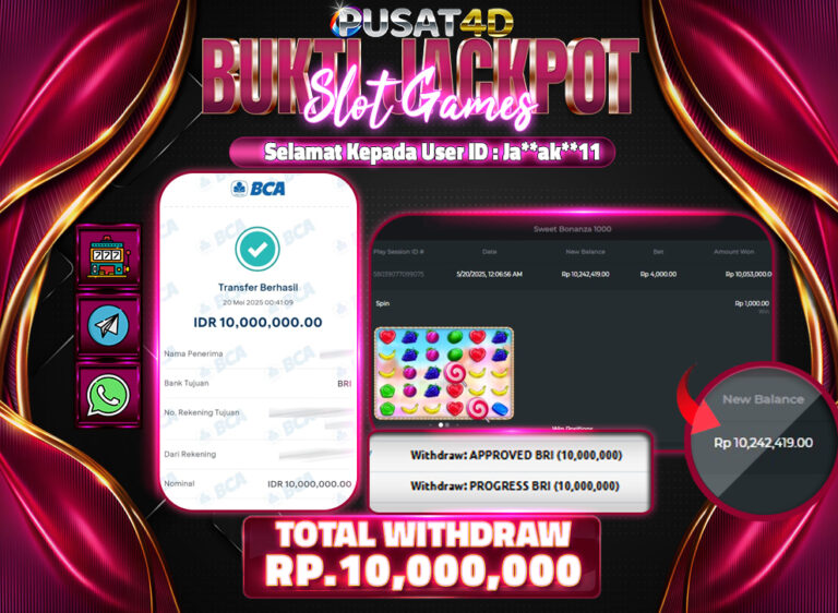 BUKTI KEMENANGAN-Recovered 10 juta 20