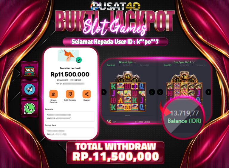 BUKTI KEMENANGAN11jt 21mei