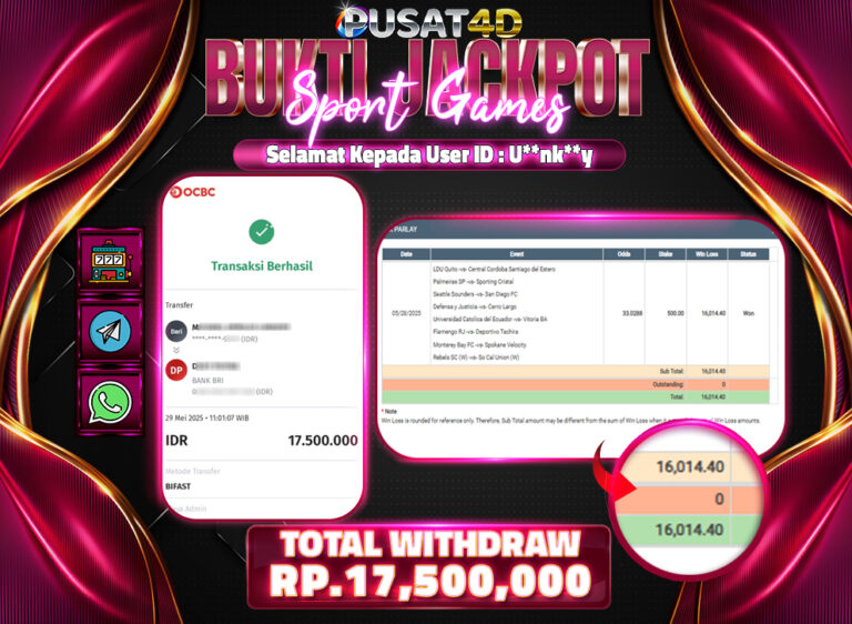BUKTI KEMENANGAN17jt 29 mei