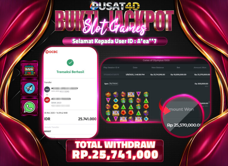 BUKTI KEMENANmenang 25jtGAN