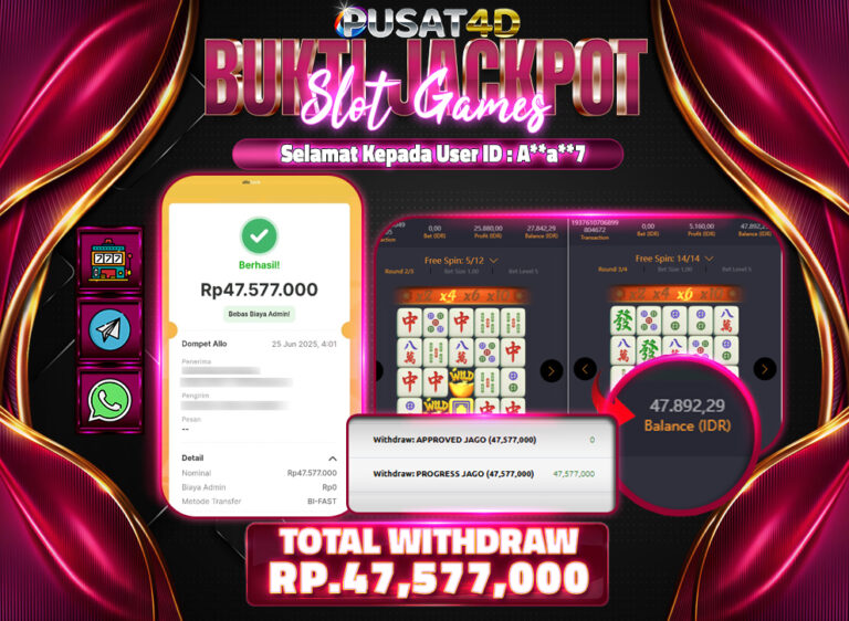 BUKTI KEMENANGAN-Recovered 47 JUTA 25 JUNI