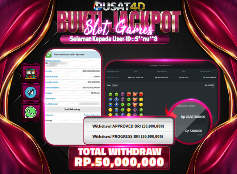 BUKTI KEMENANGAN-Recovered 50 juta 8
