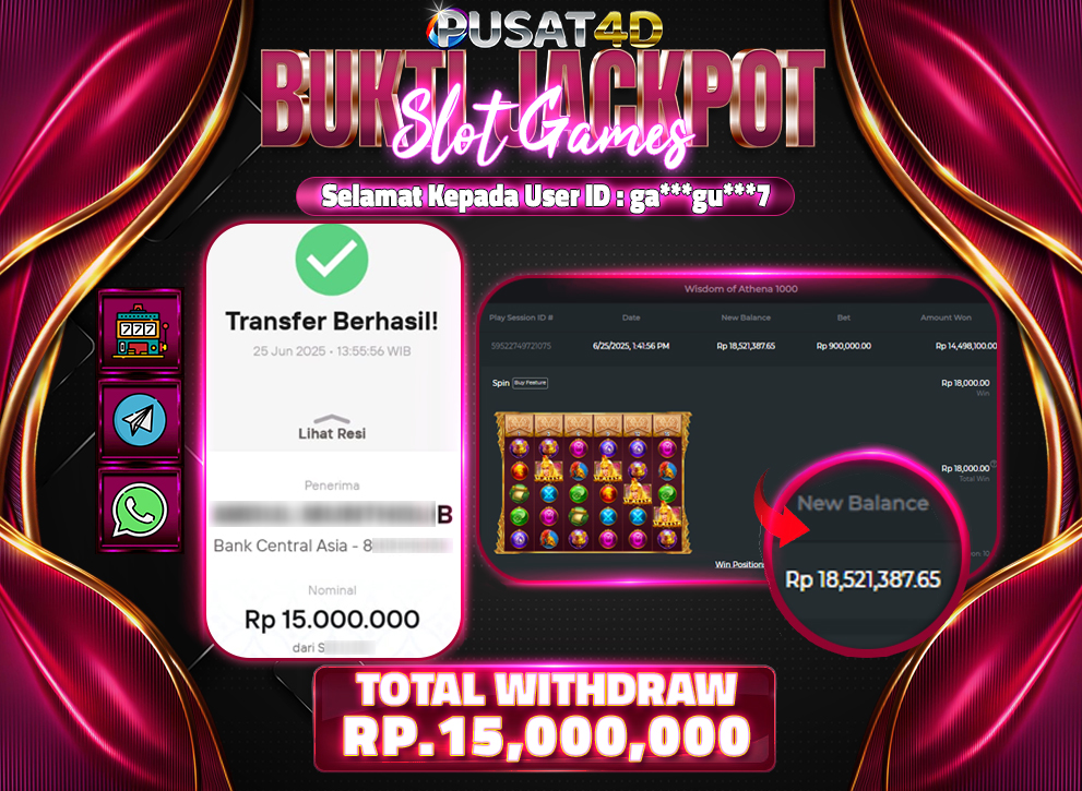 BUKTI KEMENANGAN15jt 25juni
