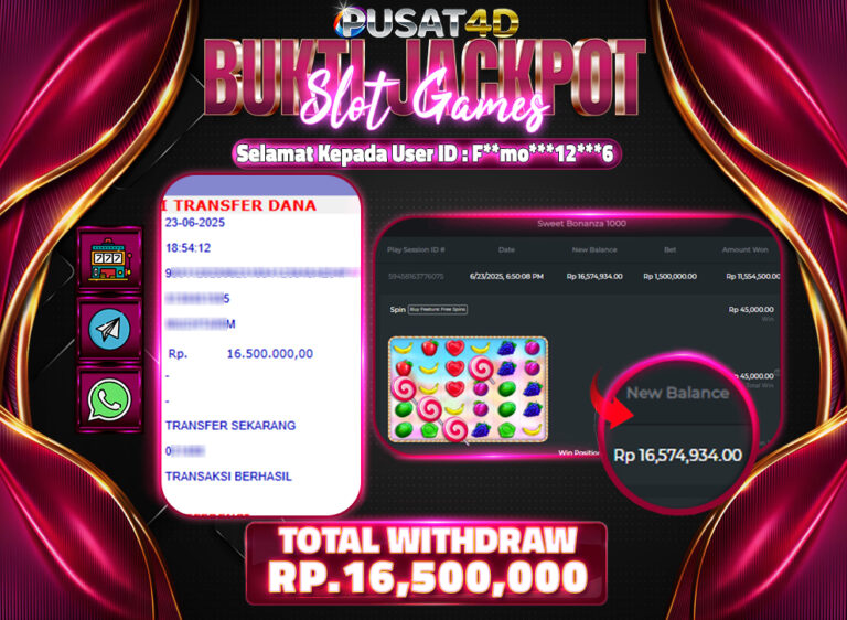 BUKTI KEMENANGAN16jt 23juni