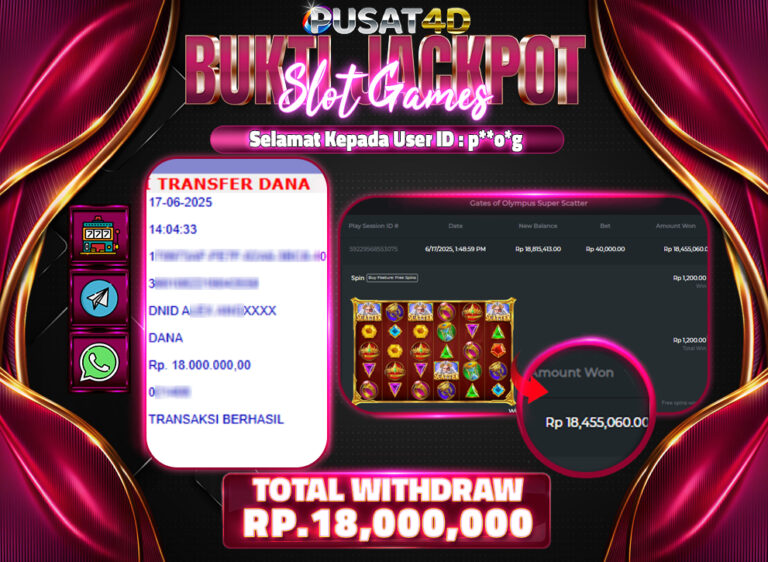 BUKTI KEMENANGAN18jt 17juni
