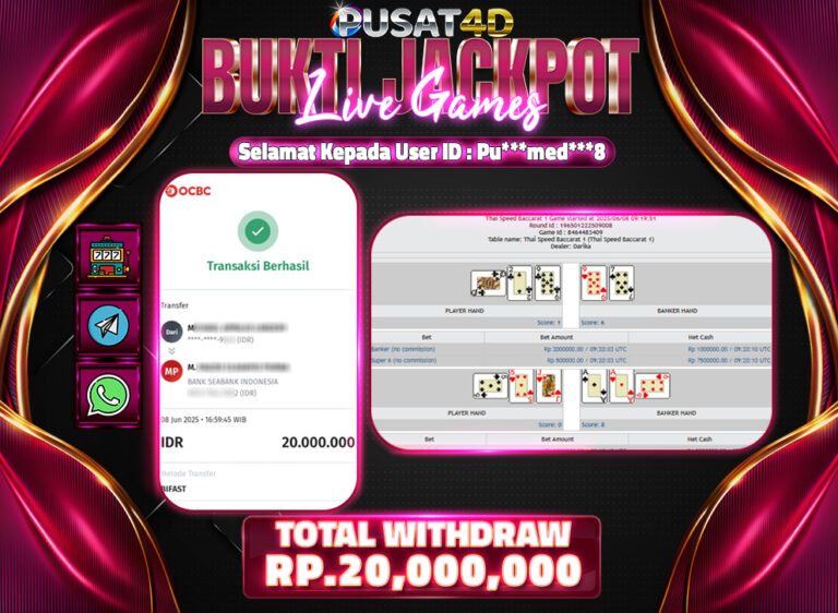 BUKTI KEMENANGAN20jt 8juni