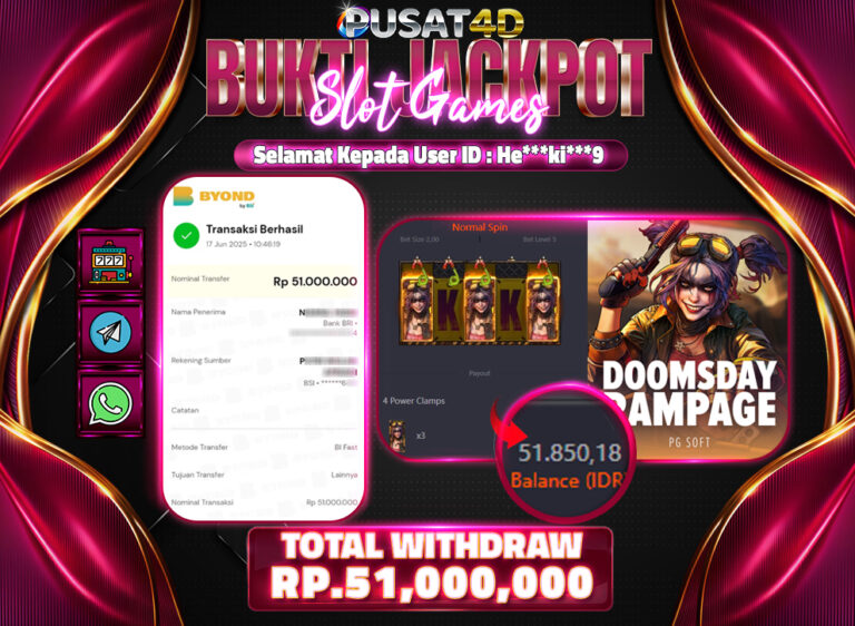 BUKTI KEMENANGAN50jt 17 juni