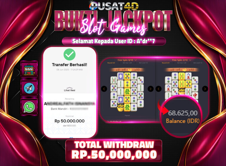 BUKTI KEMENANGAN50jt 8 juniiiii