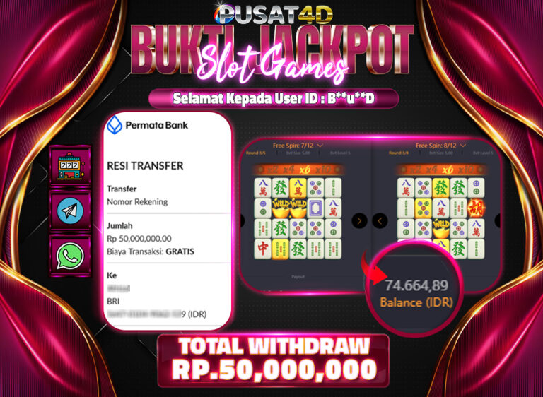 BUKTI KEMENANGAN50jtt 17 juni