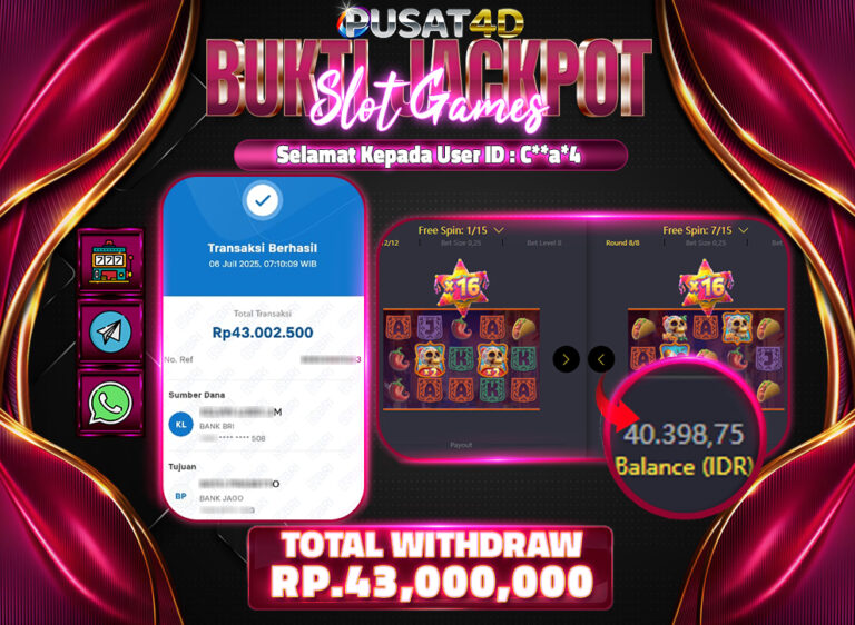 BUKTI KEMENANGAN-Recovere 23 juta 06juli