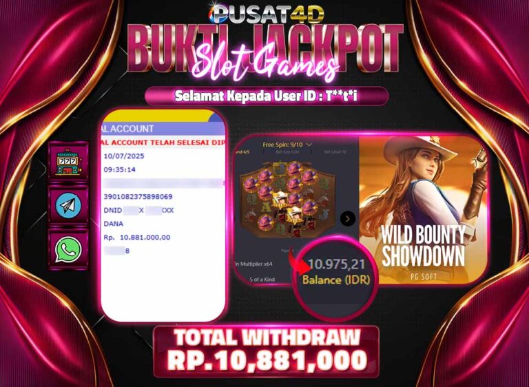 BUKTI KEMENANGAN10jt 10juli