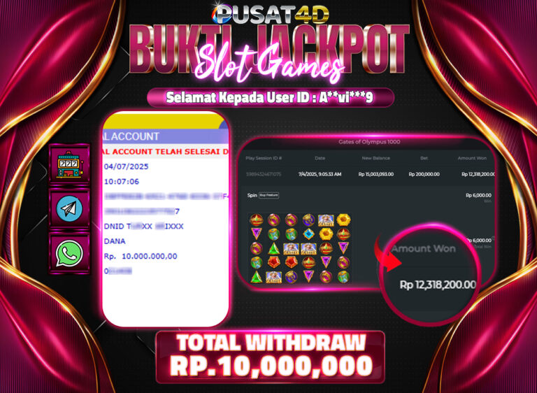 BUKTI KEMENANGAN10jt 4juli