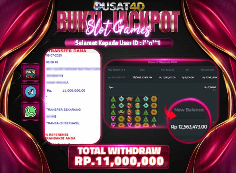 BUKTI KEMENANGAN11juta 08juli