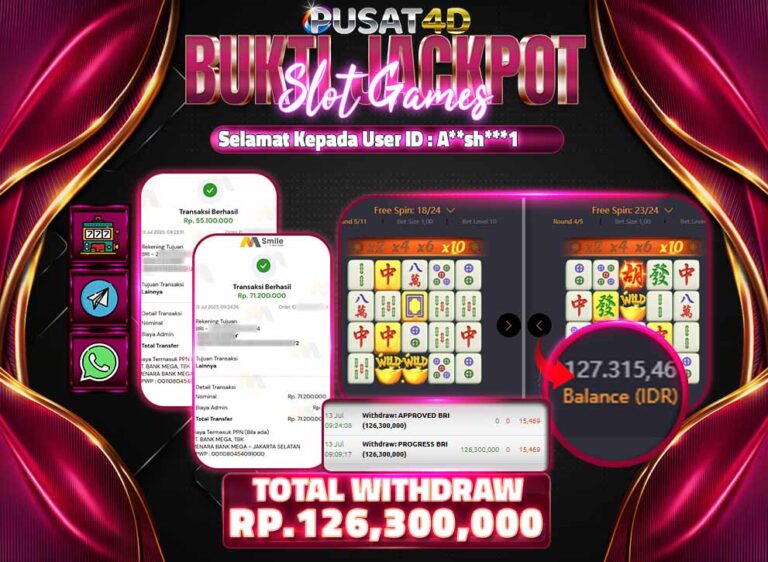 BUKTI KEMENANGAN126jt 13 juli