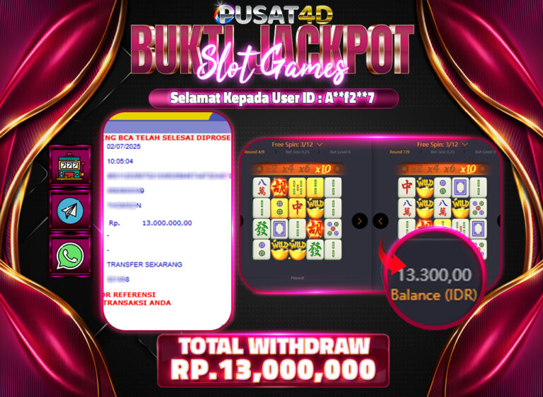 BUKTI KEMENANGAN13juta 2juli