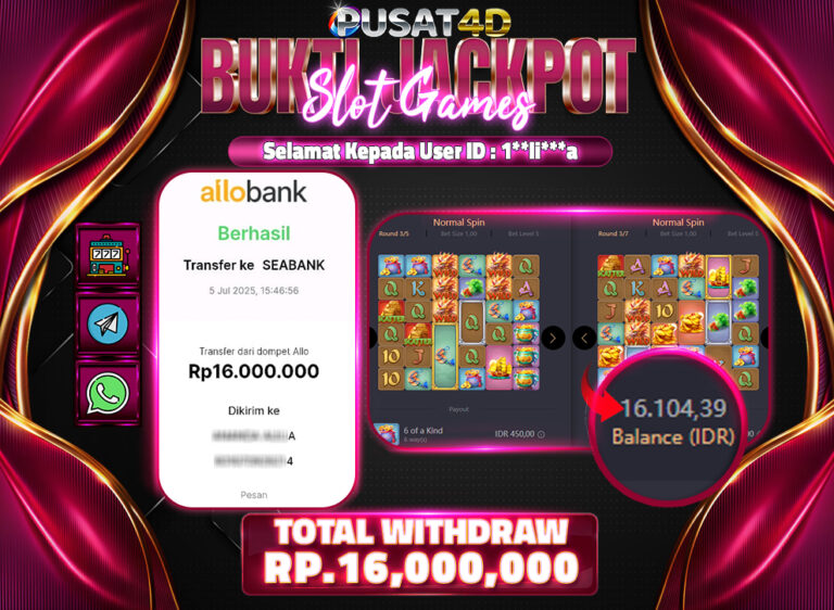BUKTI KEMENANGAN16jt 05 juli