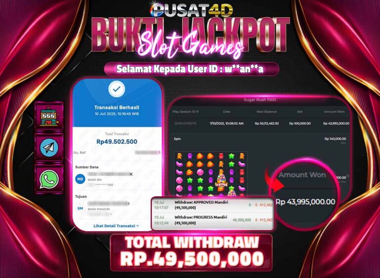 BUKTI KEMENANGAN49juta 10 juli