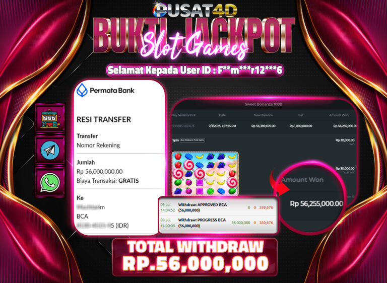 BUKTI KEMENANGAN56juta 03juli