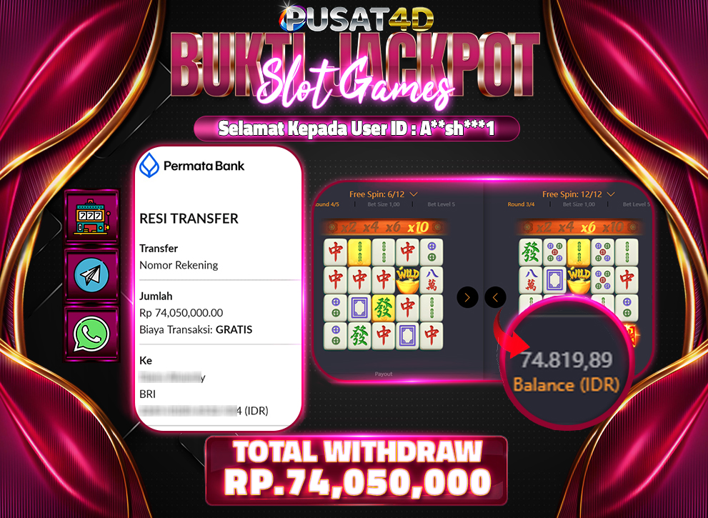 BUKTI KEMENANGAN74jt 4juli