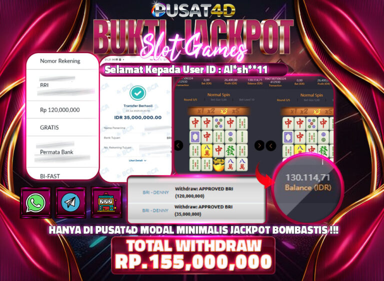 bukti kemenangan terbaru 155 JUTA 22