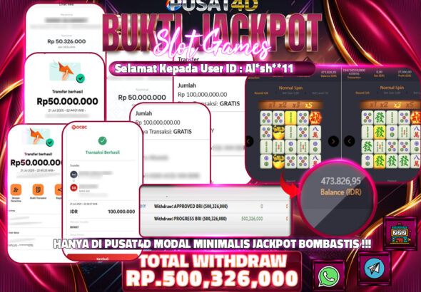 bukti kemenangan terbaru 500 juta 22