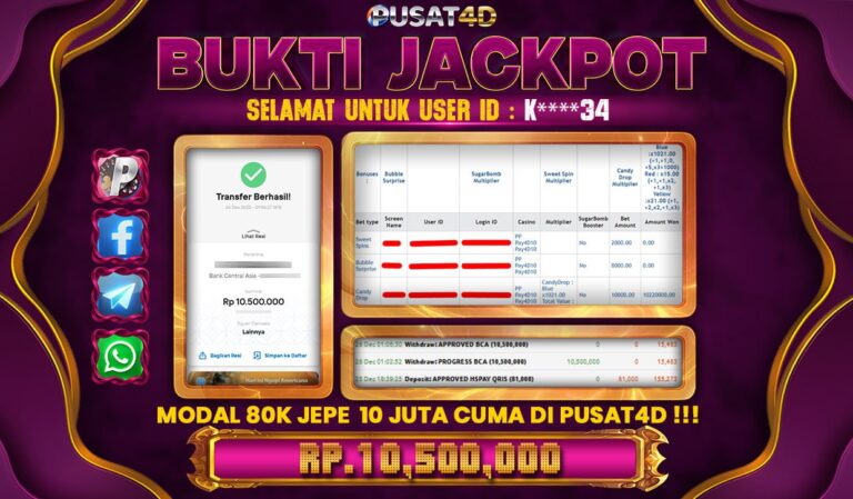 bukti live casino