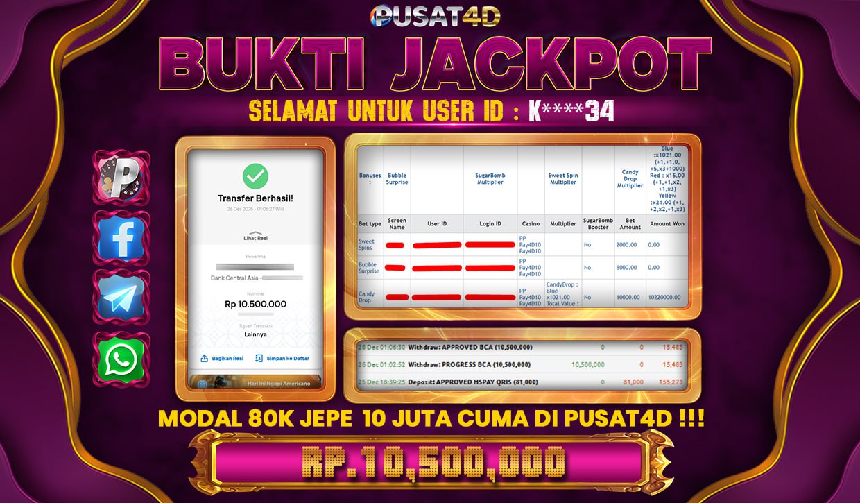 bukti live casino